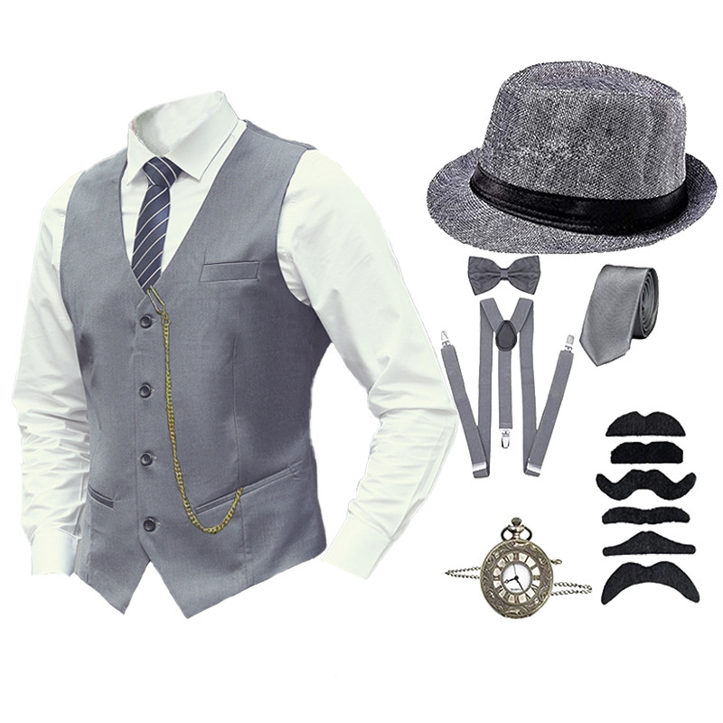 Men'S Accessories In The 1920S - Set di costumi e accessori da