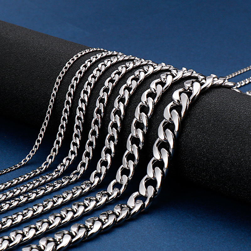 Collana a catena cubana in acc - Men Accessories Neck Chain recensione e prezzo